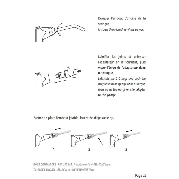 ADAPTATEUR RISKONTROL BELMONT NEW