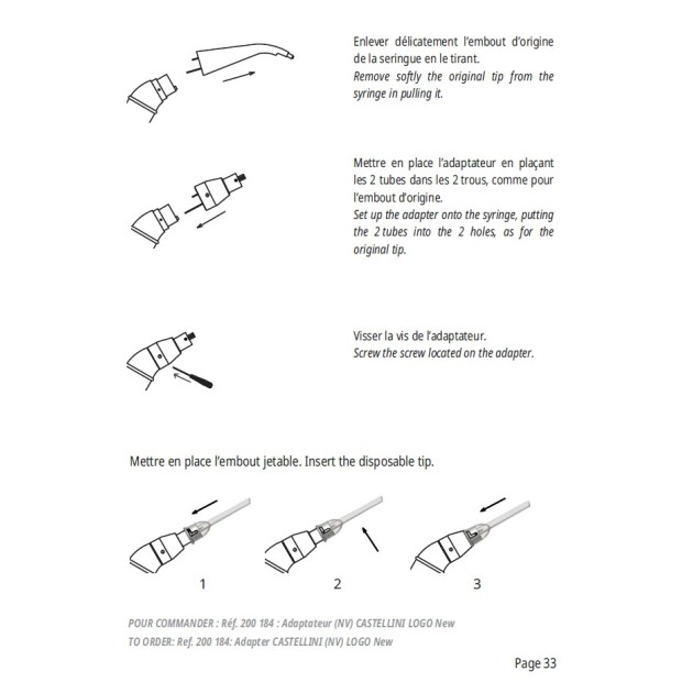 ADAPTATEUR RISKONTROL CASTELLINI LOGO NEW