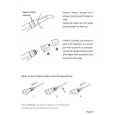 ADAPTATEUR RISKONTROL CASTELLINI V