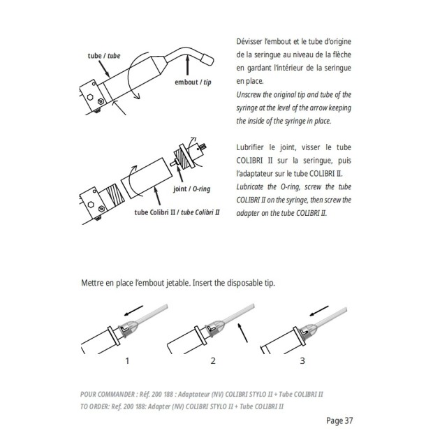 ADAPTATEUR RISKONTROL COLIBRI STYLO II
