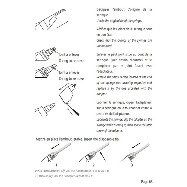 ADAPTATEUR RISKONTROL KAVO DB