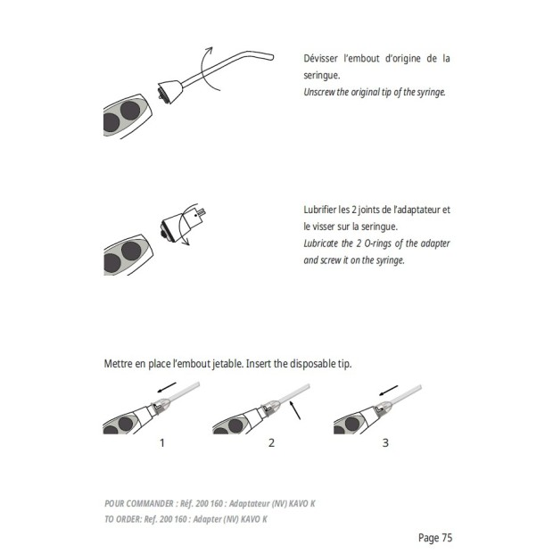 ADAPTATEUR RISKONTROL KAVO K