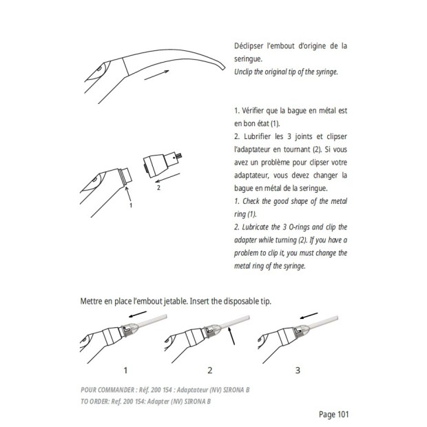 ADAPTATEUR RISKONTROL SIRONA B