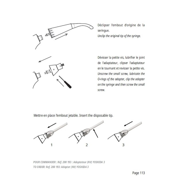 ADAPTATEUR RISKONTROL YOSHIDA 3