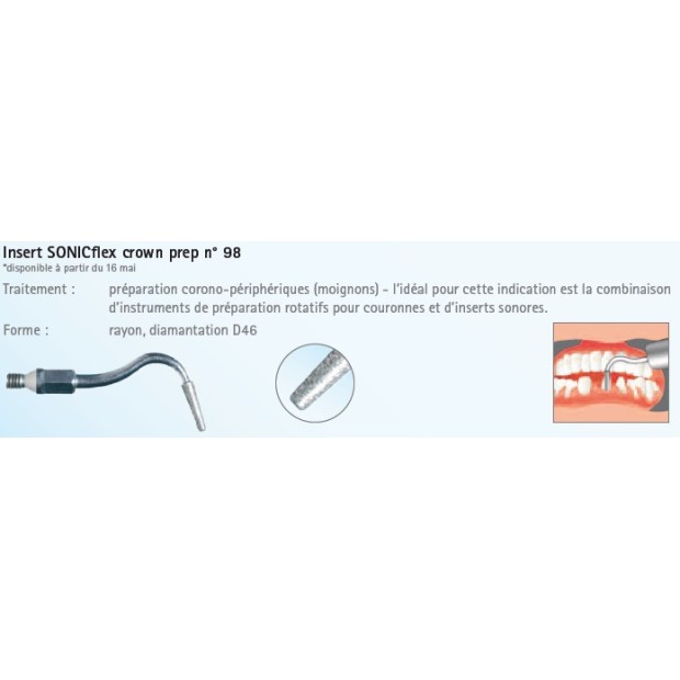 INSERT ETAGE N°98 CROWN PREP SONICFLEX 2003