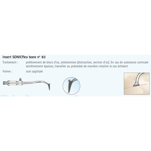 INSERT N°83 POUR SONIFLEX 2003 KAVO