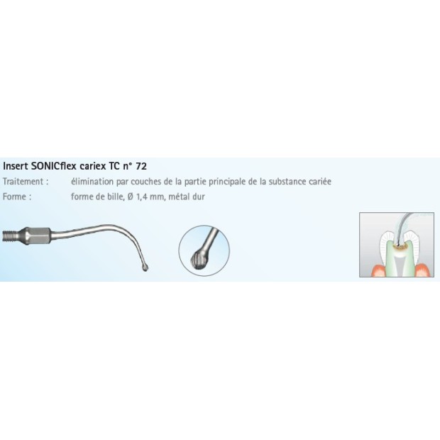INSERT N°72A CARIEX TC SPHE GRAND METAL SONIICFLEX