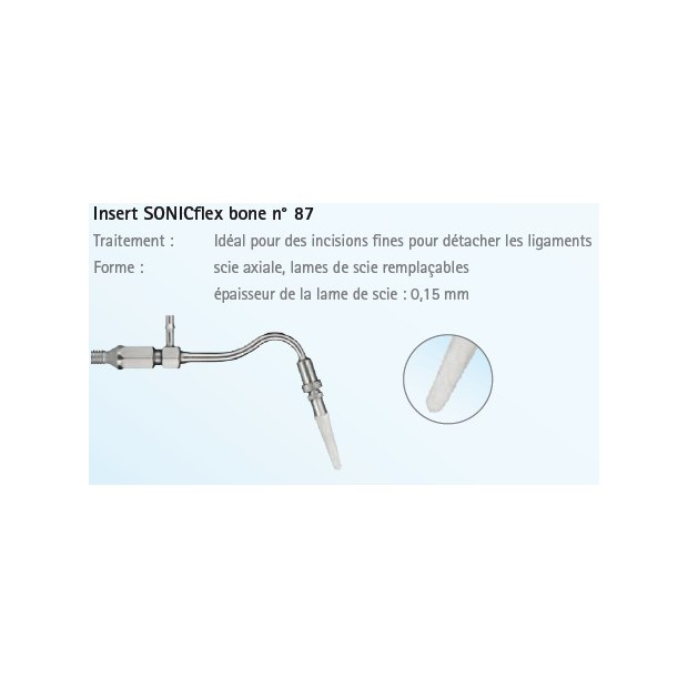 INSERT N°87A BONE SCIE