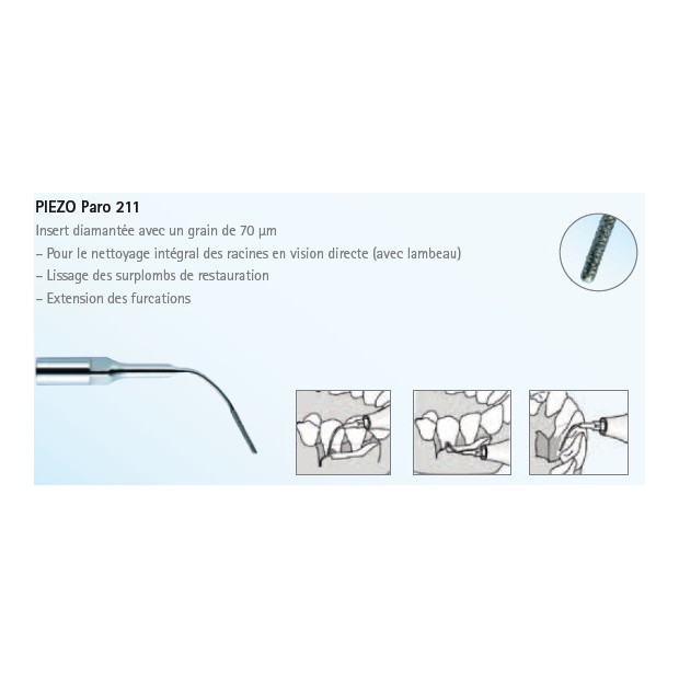 INSERT PARO 211 POUR PIEZOLED KAVO