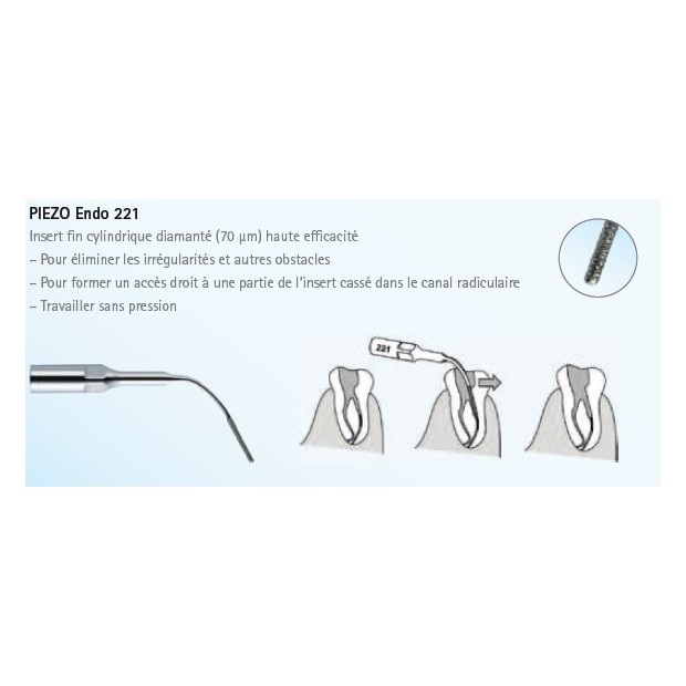INSERT ENDO 221 POUR PIEZOLED KAVO