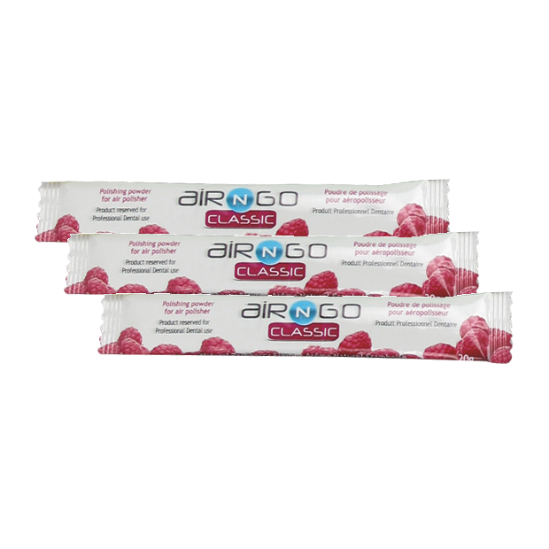 POUDRE DE POLISSAGE AIR-N-GO FRAMBOISE (50 SACHETS DE 20gr)
