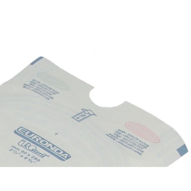 SACHET DE STERILISATION A SOUDER EUROSTERIL 10x25cm (x500)