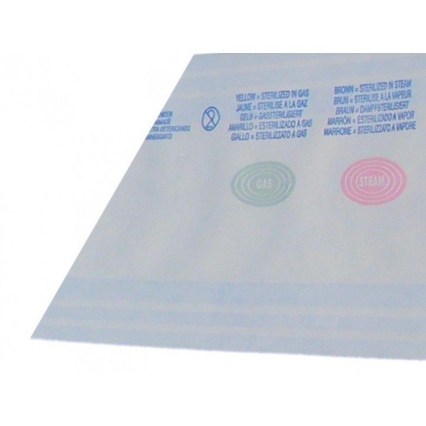 ROULEAU DE STERILISATION EUROSTERIL 20cm x5cm d'ep. (LONGUEUR 100m)