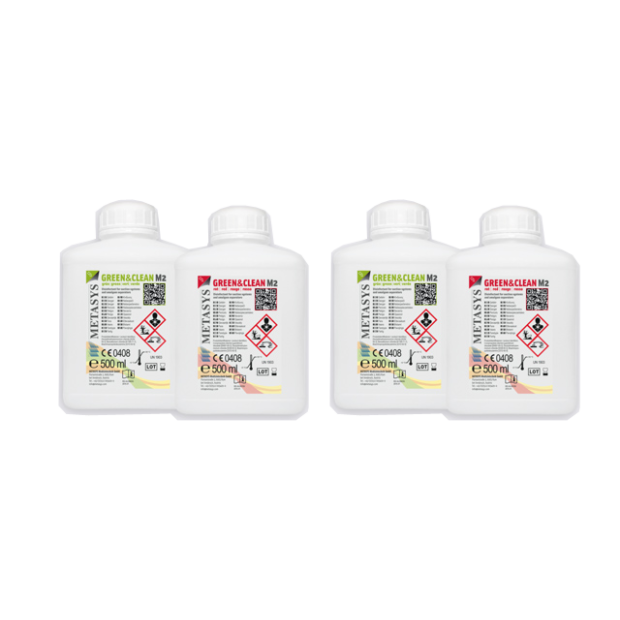 GREEN&CLEAN M2 - BOUTEILLE DE 500ml (x4) (env. 320 utilisations)