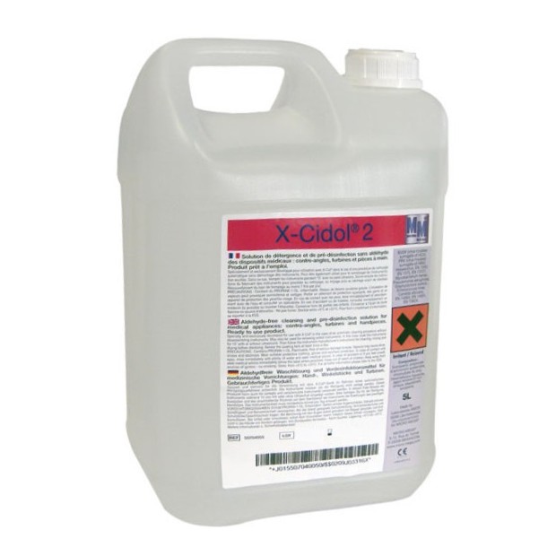 X-CIDOL 2 SOLUTION NETTOYANTE PRE-DESINFECTANTE POUR XCID ET XCID2