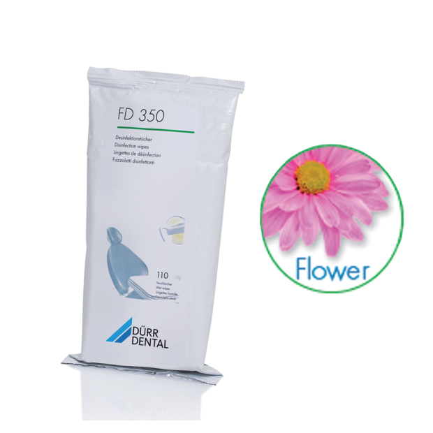 RECHARGE LINGETTES FLOWER FD350 DURR DENTAL (la recharge de 110)