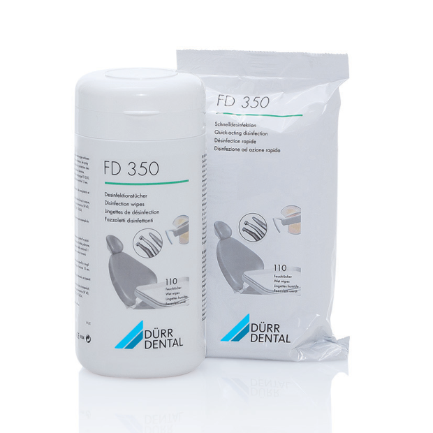 LINGETTES FD350 DURR DENTAL (la boîte de 110) citron