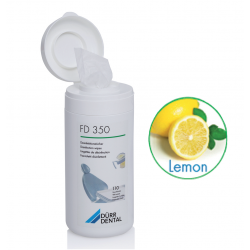 LINGETTES FD350 DURR DENTAL (la boîte de 110) citron
