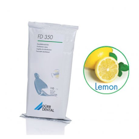 LINGETTES FD350 DURR DENTAL (la recharge de 110) citron