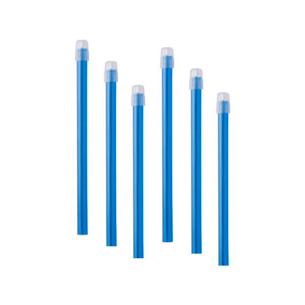POMPE A SALIVE MONOART EM15 COULEUR BLEU TRANSPARENT (SACHET DE 100)