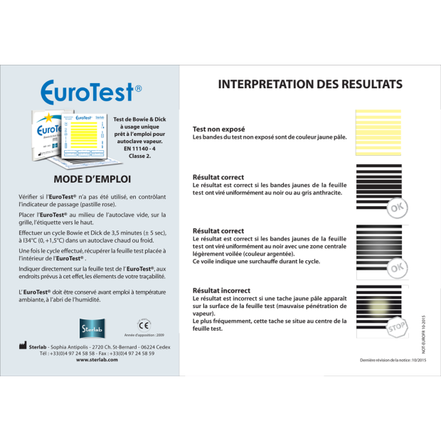 Eurotest - Test Bowie&Dick