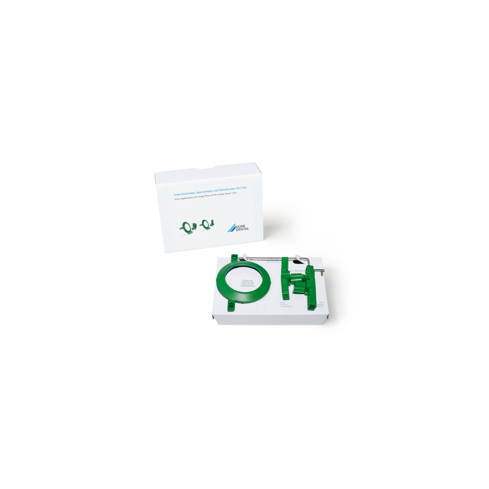 Kit d‘angulateurs pour écrans à mémoire pour des clichés endo