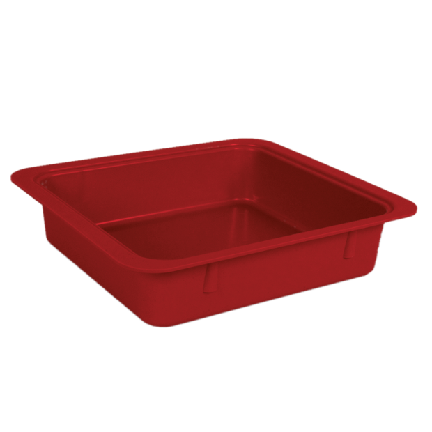 TUBS A MATERIAUX COULEUR  ROUGE