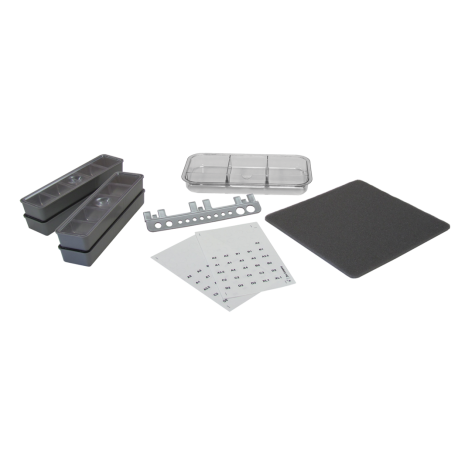 Kit d'accessoires pour cuvette à matériaux et mini-recharges ZIRC