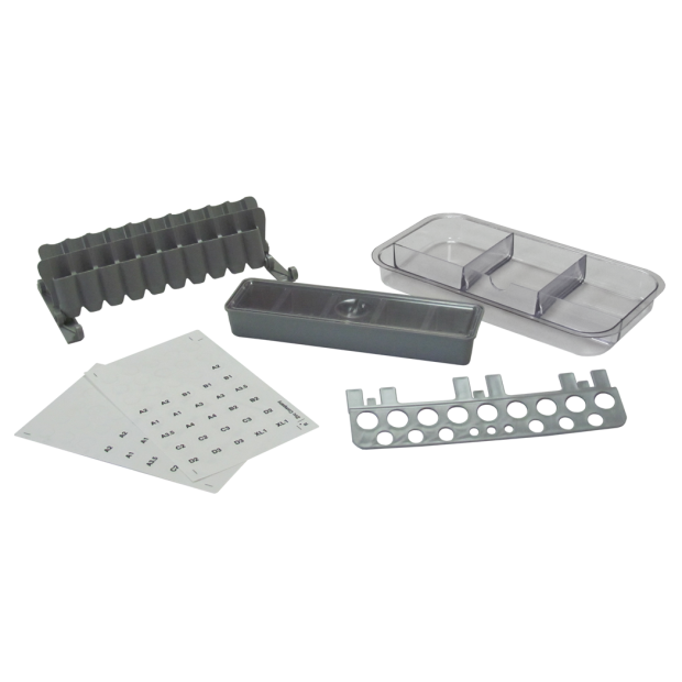 Kit d'accessoires pour cuvette à matériaux et seringues ZIRC