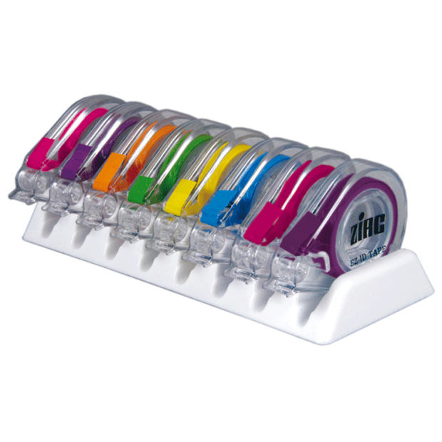 ASSORTIMENT DE 8 RUBANS DE MARQUAGE TEINTE NEON