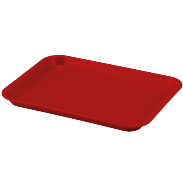Plateau à instruments B-Lok sans compartiment Rouge