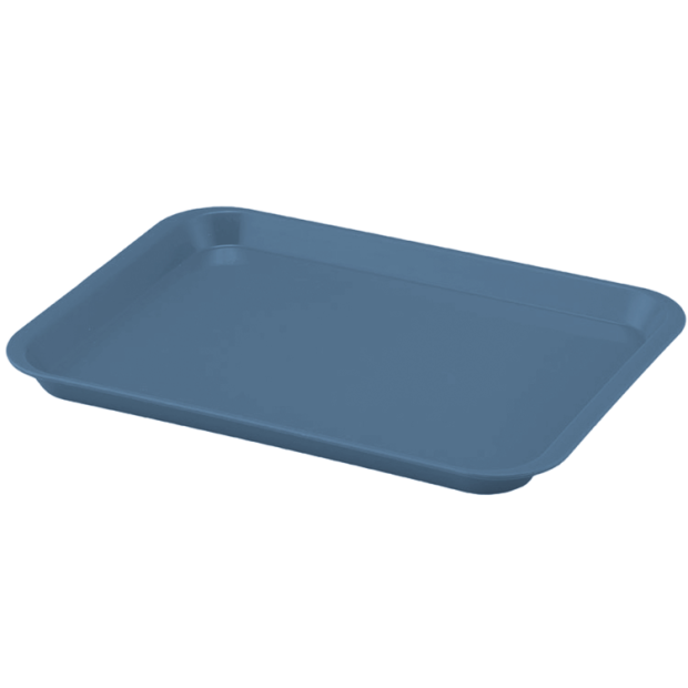 Plateau à instruments B-Lok sans compartiment Bleu