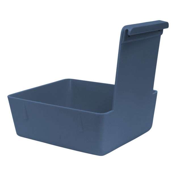 Bac à prothèse Lab Pan Fixation murale Bleu