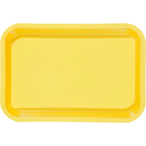 Mini Plateau (23,5 x 16,0 x 2,2 cm) neon Jaune
