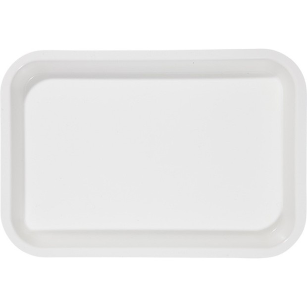 Mini Plateau (23,5 x 16,0 x 2,2 cm) Blanc