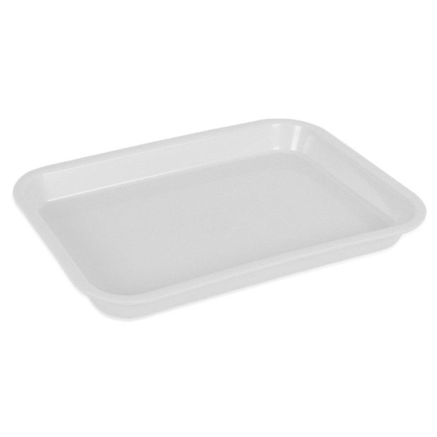 Mini Plateau (23,5 x 16,0 x 2,2 cm) Blanc