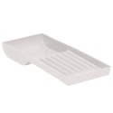 Plateau pour instrument à main, miroirs (9,5 x 19,7 cm) Blanc