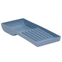 Plateau pour instrument à main, miroirs (9,5 x 19,7 cm) Bleu