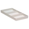 Plateau avec 3 compartiments (9,5 x 20 cm) Blanc