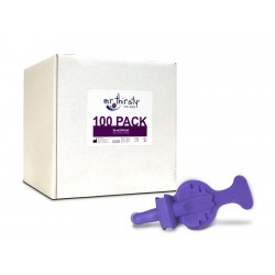 Mr. Thirsty One-Step recharge: petit/pédo, néon violet (100pièces)