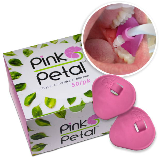 Aide à l'aspiration "mains-libres" Pink Petal (x50)