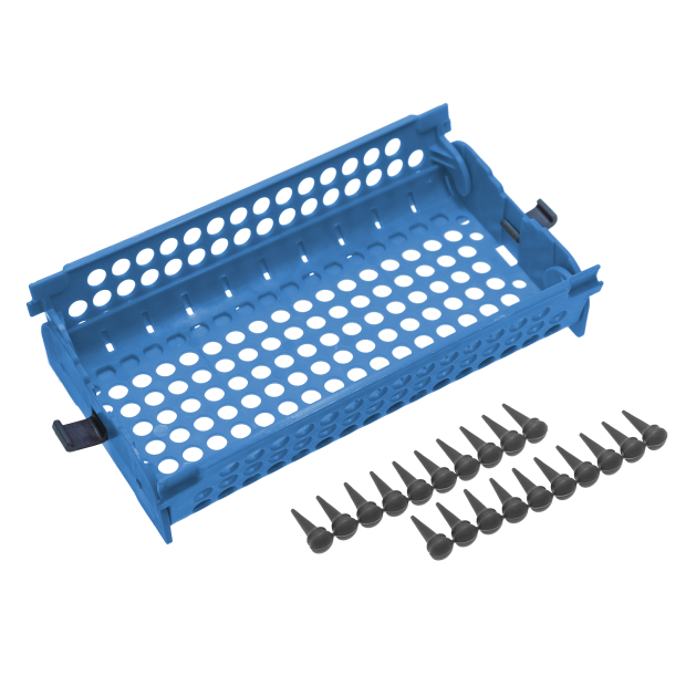 Cassette profonde Performance Tool Néon bleu