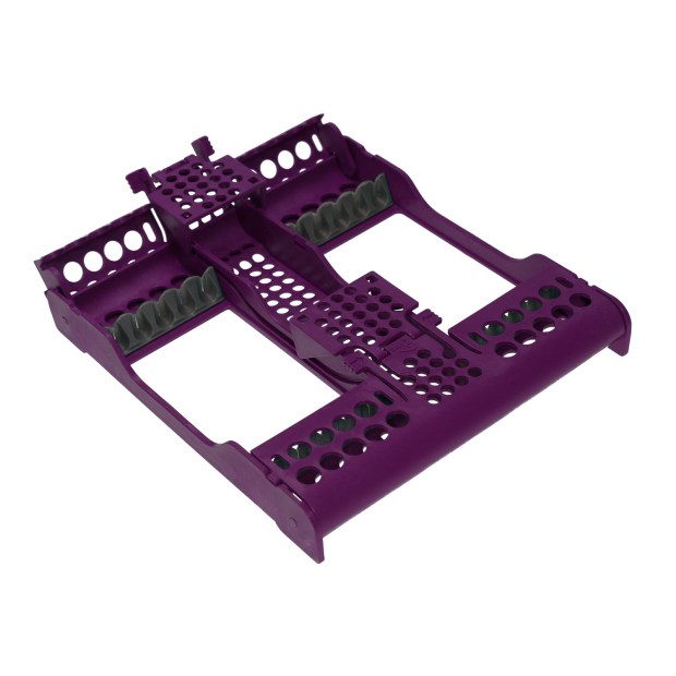 Cassette à instruments E-Z Jett pour 10 instruments prune
