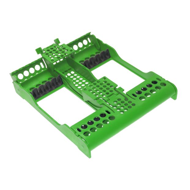 Cassette à instruments E-Z Jett pour 10 instruments neon vert