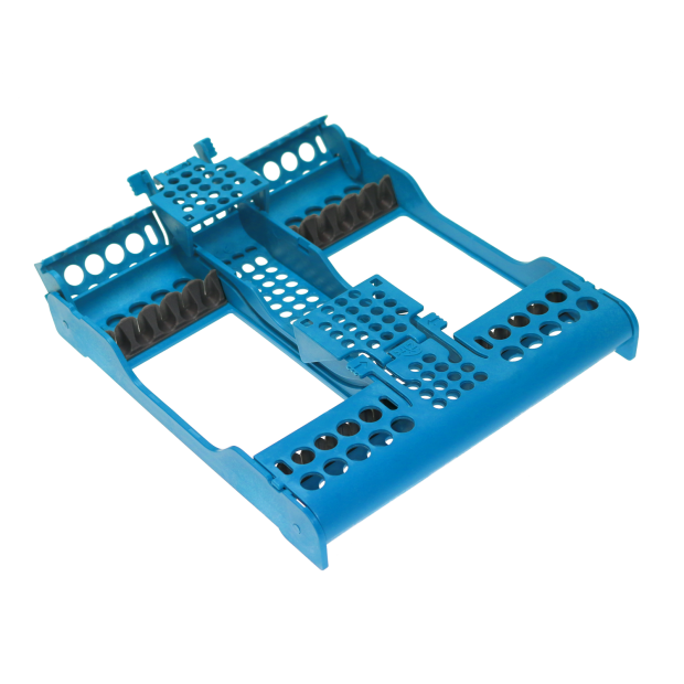 Cassette à instruments E-Z Jett pour 10 instruments neon bleu