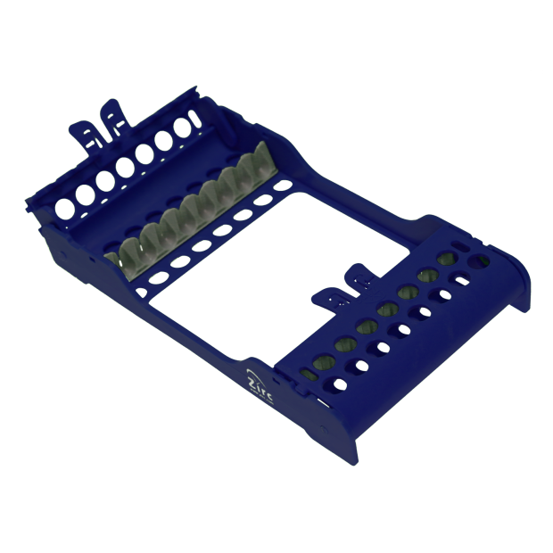 Cassette à instruments E-Z Jett pour 8 instruments bleu nuit