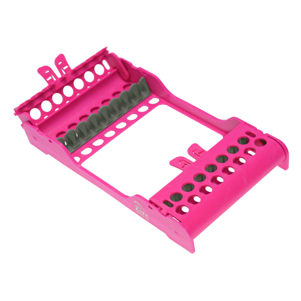 Cassette à instruments E-Z Jett pour 8 instruments neon rose