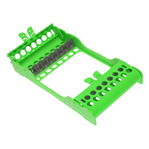 Cassette à instruments E-Z Jett pour 8 instruments neon vert