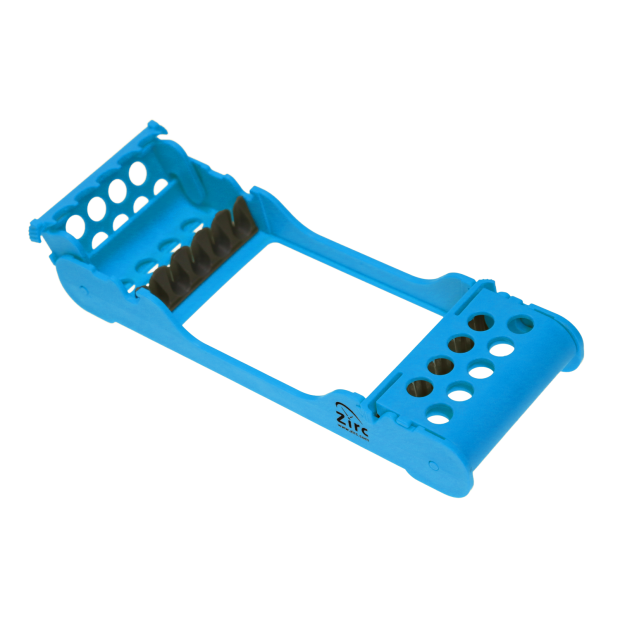 Petit cassette à instruments E-Z Jett neon bleu