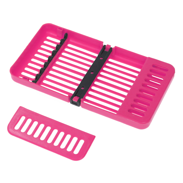 Steri Compact Cassette (10,2 x 17,8 x 1,6 cm) neon rose